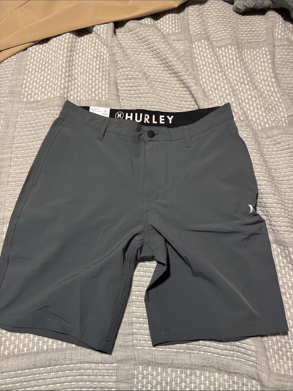 Hurley Men's Dark Gray Hybrid Shorts